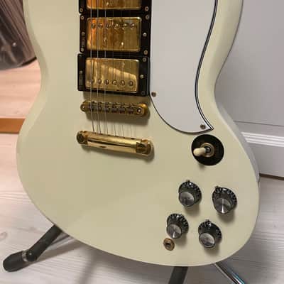 Burny Les Paul custom 61 SG 1980s - lacquer image 6