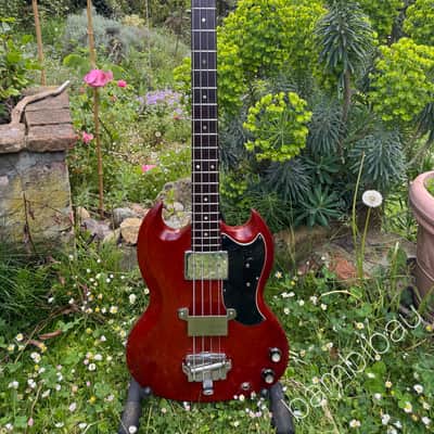 1964 Gibson EB-0 EB0 Bass - Cherry - HSC image 19