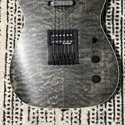 Michael Kelly Hybrid Tele Style Electric Guitar - Quilted Maple Charcoal image 2