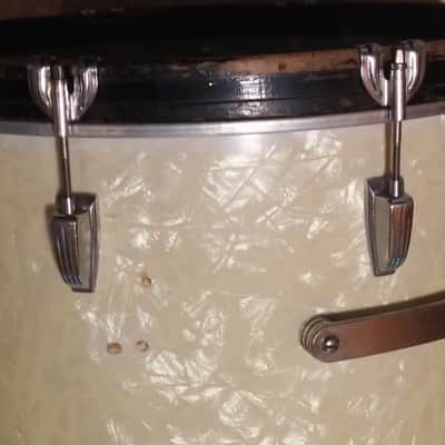 WFL 20" Compacto Bass / Floor Tom 50s White Marine Pearl image 8