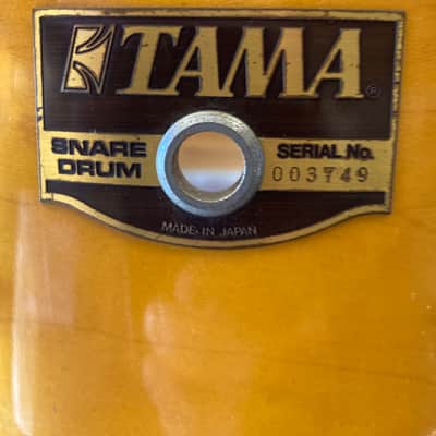 Paul “Jamo” Jamieson's Tama  6.5x14" Artwood AW546 Gladstone 3-Way Omni-Tune Maple Snare Drum image 4