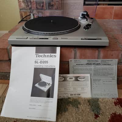 Technics SL-D205 Turntable Direct Drive Semi Automatic Like New with AT Cartridge & Headshell image 2