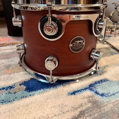 DW Performance Series 8x10" Rack Tom 2010 - Present - Tobacco Stain image 5