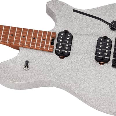 EVH Wolfgang WG Standard, Baked Maple Fingerboard, Silver Sparkle (5107003517) image 4