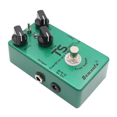 Demonfx TS Green Overdrive Effect Pedal,TS808/TS9 Mode, FREE PICK + HOLDER+ FREE SHIP USA image 3
