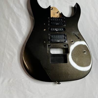 Ibanez RG370DX Electric Guitar Body 2000s - Black Sparkle image 1