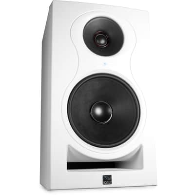 KALI AUDIO IN-8W V2 8" Powered 3-way Studio Monitor - 140W Speaker System - Boundary Compensation EQ Settings - For Mixing, Recording, Audio Production - XLR, TRS, RCA Inputs - Single, White image 2