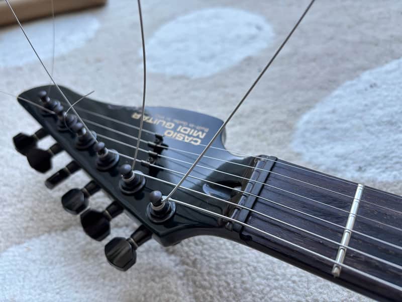 Casio MG-500 MIDI Guitar Black Color Rare MIJ Japan | Reverb UK