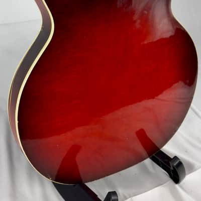 Harmony H-78 Hollow Body Electric Guitar Body  1964 Red Burst image 14