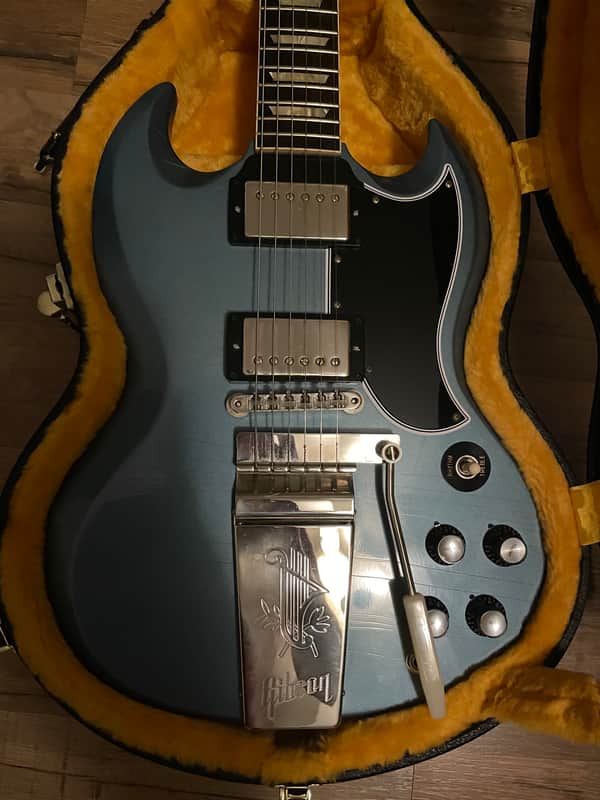 Gibson Custom Shop Murphy Lab '64 SG Standard Reissue Ultra Light Aged in Pelham Blue