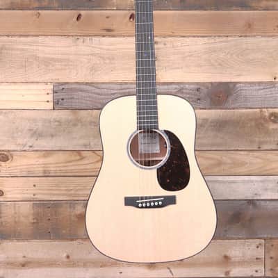 Martin D Jr E Acoustic/Electric Guitar Natural w/ Case image 4