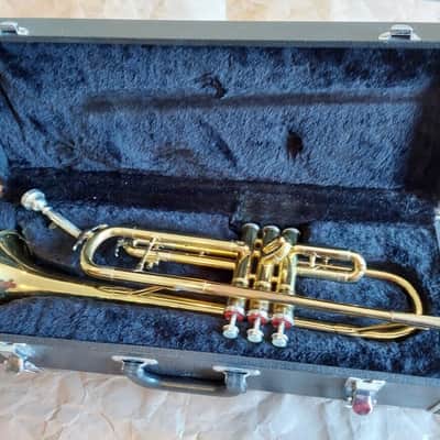 King Cleveland 600 Trumpet with case/MP, USA, Very Good Condition, No Top-Hook image 1