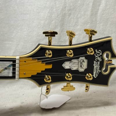 D'Angelico EX-SS Excel SS Singlecut Semi-Hollowbody Guitar with Case 2022 - Black image 8