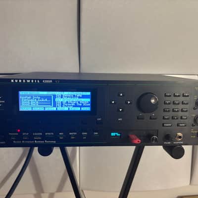 Kurzweil K2000R Rackmount Digital Workstation Sound Module 1990s - Black