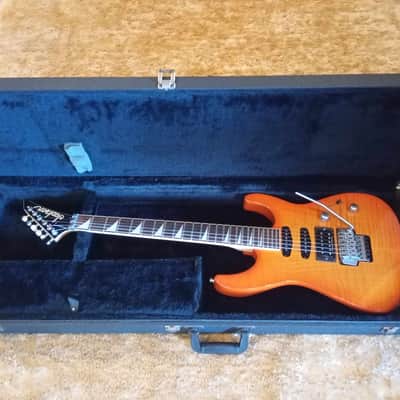 Jackson DK2 1998 Amber Sunburst Made in Japan image 2
