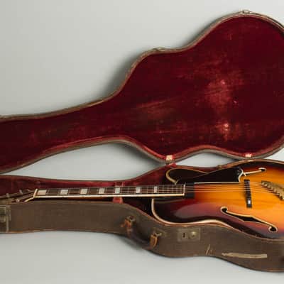 D'Angelico Special Cutaway Arch Top Acoustic Guitar (1954), ser. #1941, original brown hard shell case. image 10
