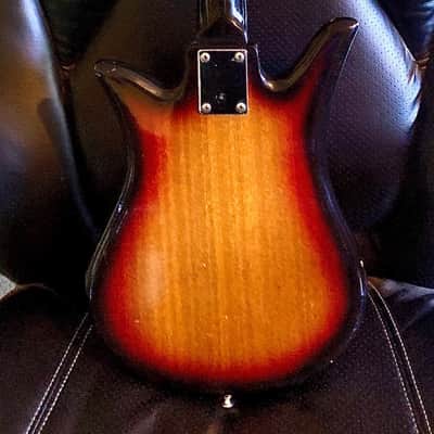 Teisco  E-110 (*a) Early 60's Cherry-Burst "tulip" style image 2