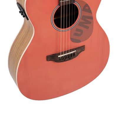Ovation Applause Jump OM Cutway Electric Peach (AEO-69-O) image 11
