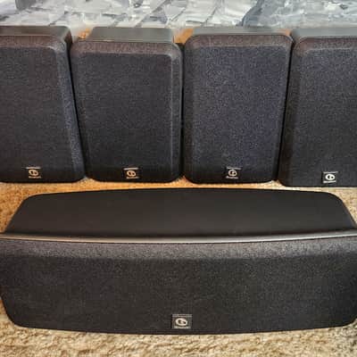 Boston Acoustics Boston Acoustics MCS 160 satilite speakers 5 speakers (no subwoofer) 2011 - Black image 2