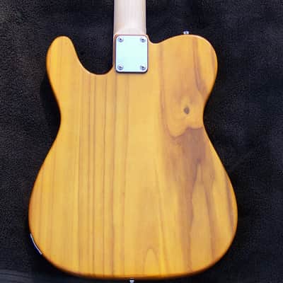 XX-Large 2" Wide(51mm) Neck Light 6.7 lb. Butterscotch Blonde Telecaster Guitar+ Maple/Ebony Neck + SRV Pickups + Treble-Bleed Circuit+ Reverse Control Plate + Leveled+Crowned, Polished Frets +12" Radius low no buzz action + Grover 406c Locking Tuners! image 4