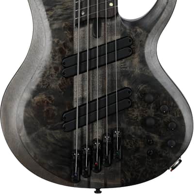 Ibanez BTB805MS Multi Scale Bass Guitar (with Case), Transparent Gray image 2