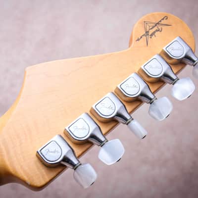 FENDER USA Custom Shop Deluxe Stratocaster AAA+ " Ebony Trans + Maple" (2012) image 12