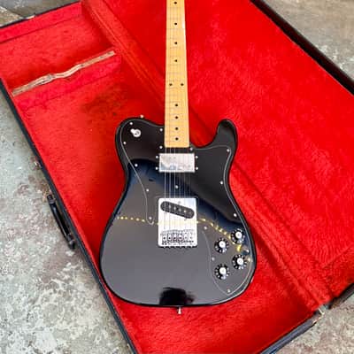 MIJ Fender Telecaster Custom TC-72 c 1995 - Black original vintage Japan image 4
