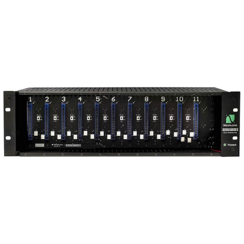 Immagine WesAudio Supercarrier II 11-Slot Powered 500 Series Rack - 1