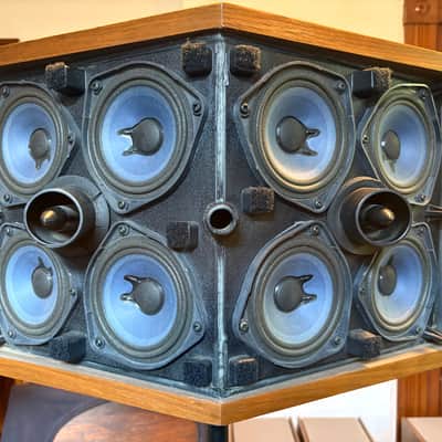 Bose 901 Series VI w/Tulip Stands and Restored EQ 1987 - Walnut image 11