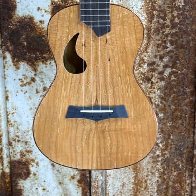 Snail Spalted Maple Gloss Concert Ukulele image 1