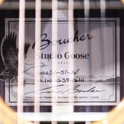 Boucher SG-51-MV Studio Goose OM Hybrid Master Grade Top Acoustic Guitar w/Case image 10