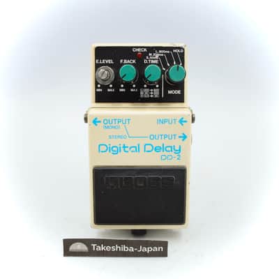 Boss DD-2 Digital Delay 1986 Made in Japan Vintage Guitar Effect Pedal 631700