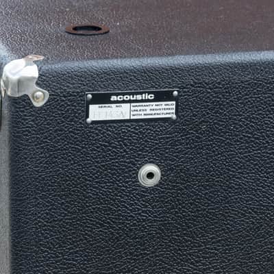 Vintage early 70s Acoustic 406 Transducer 1 x 18" Bass Cabinet image 9