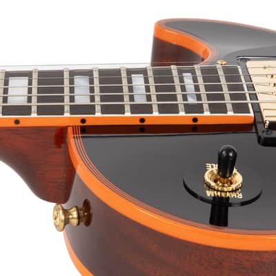 Gibson Custom Shop Les Paul Custom Figured - Orange Widow Burst image 9