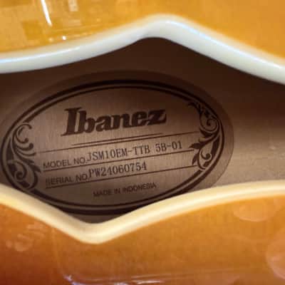 Ibanez JSM10-VYS John Scofield Signature 2014 - Present - Vintage Yellow Sunburst image 7