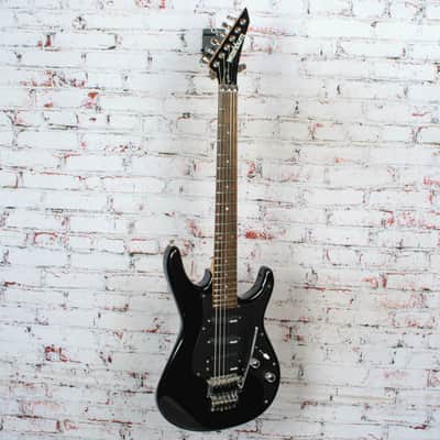 ISS88765-ST Washburn - 1990's G-2V Electric Guitar - Black - x0734 - USED image 5