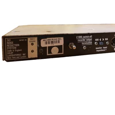 Dolby Noise Reduction Unit Model 361 - Record Plant Studios image 5