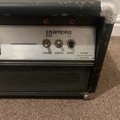 Ampeg V-4 100-Watt Guitar Head with Reverb 1970 - 1980 - Black image 4