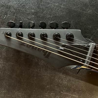 (MINT) Ibanez RGRTB621-BKF Iron Label - Flat Black image 3