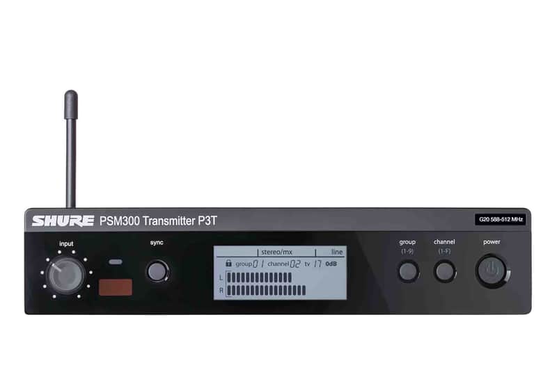C-Stock Scratch & Dent: Shure P3T-G20 Wireless Transmitter for PSM300 - G20 (488-512 MHz) image 1