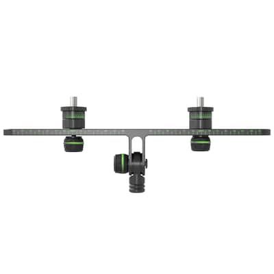 Gravity Cases MS STB 01 PRO Stereo Array 2 Microphone Bar Mount Stand image 1