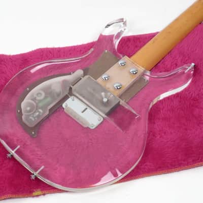1970 Ampeg Dan Armstrong Lucite Clear ARMG-1 Guitar - Original Hardshell Case - Removable Pickup image 10