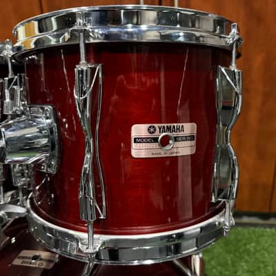 Yamaha Recording Custom Drumset 22”-10”-12”-14” - Cherry Wood image 3