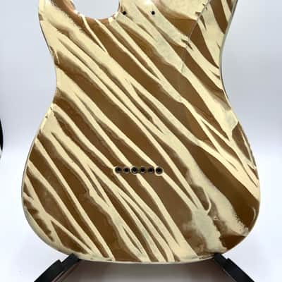 Warmtone Custom Guitars Strat Style “Cappuccino Swirl” Guitar Body-Nitro Relic image 2