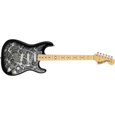 Fender Made in Japan Limited Stratocaster MN Black Paisley image 2