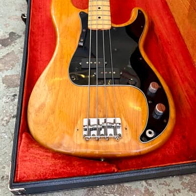 Fender Precision Bass 1977 - Natural  original vintage USA image 3