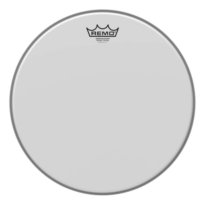 Remo 8" VINTAGE AMBASSADOR Coated Drum Head image 1