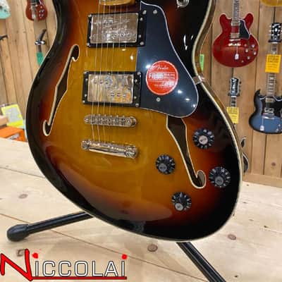 Squier Classic Vibe Starcaster, Maple Fingerbaord, 3-Color Sunburst image 8