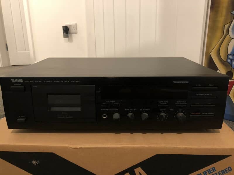 Yamaha KX-390 stereo cassette deck Black image 1