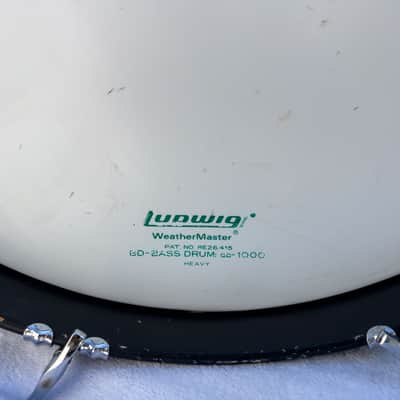 Ludwig Superclassic 14x22" Bass Drum 1970s - Green Sparkle image 22